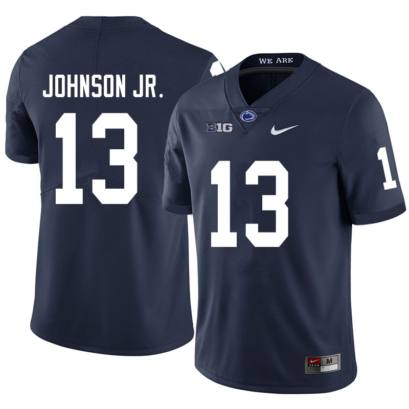 NCAA Nike Men's Penn State Nittany Lions Michael Johnson Jr. #13 College Football Authentic Navy Stitched Jersey TZM6198DU